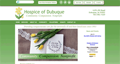 Desktop Screenshot of hospiceofdubuque.org