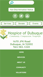 Mobile Screenshot of hospiceofdubuque.org